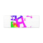 Canvas Gallery Wraps Pink and Blue Ladders Art