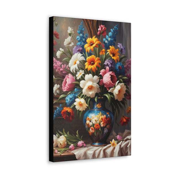 Beautiful Vintage Flowers Classic Canvas