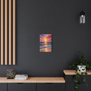 Beautiful Colorful Sunset Oils Classic Canvas