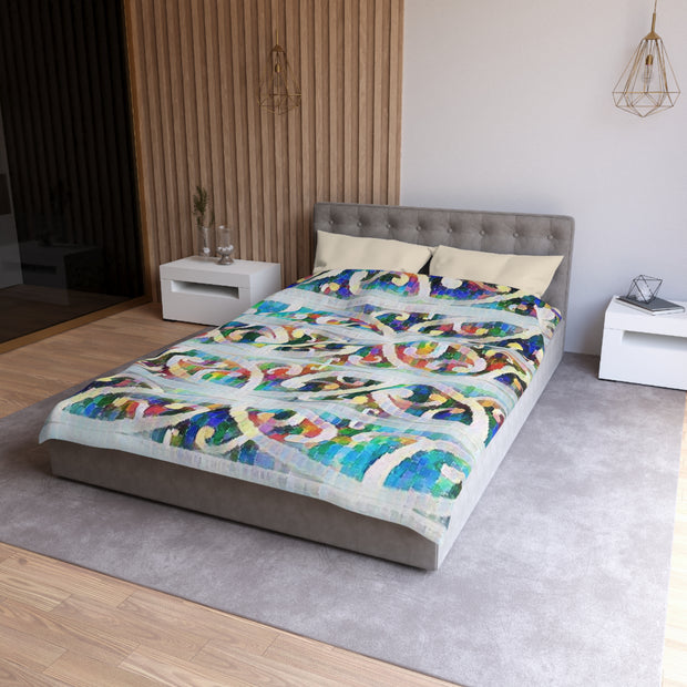 Microfiber Duvet Cover Ethnic Color Koru