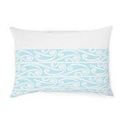 Pastel Aqua Blue Koru Cushion