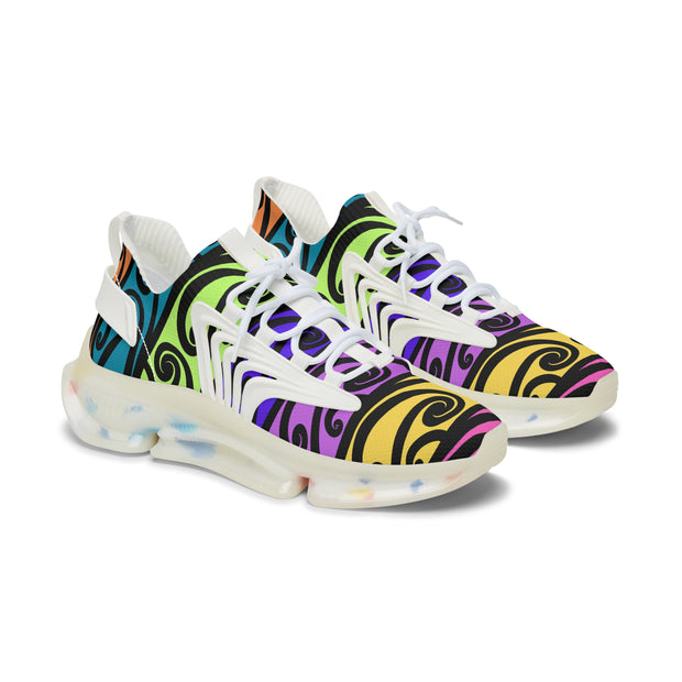 Colorful Koru Women's Mesh Sneakers