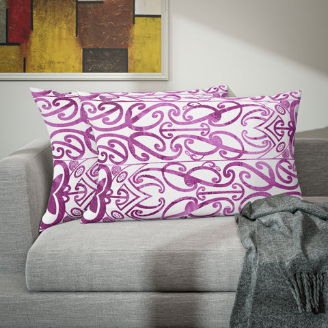 Beautiful Purple Koru Pillow Sham