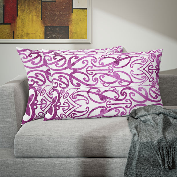 Beautiful Purple Koru Pillow Sham