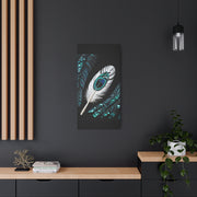 Paua Shell Abalone Feather Classic Canvas
