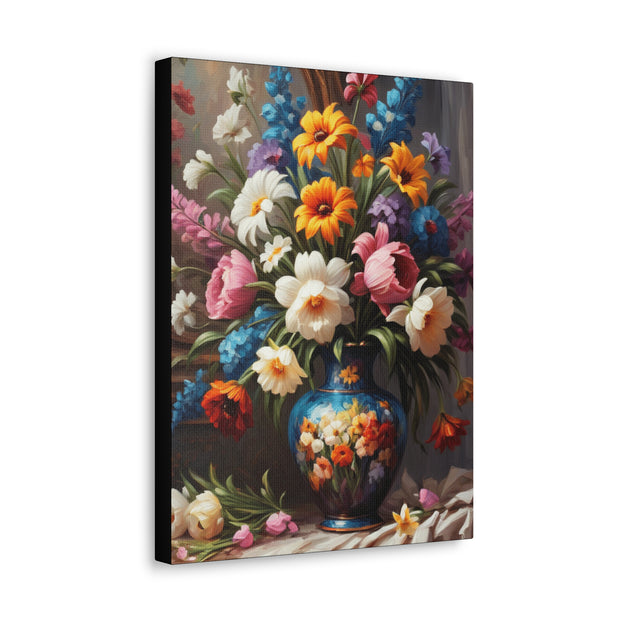 Beautiful Vintage Flowers Classic Canvas