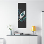 Paua Shell Abalone Feather Classic Canvas