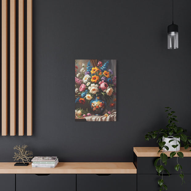 Beautiful Vintage Flowers Classic Canvas