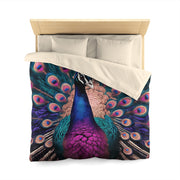 Colorful Peacock Microfiber Duvet Cover