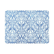 Light Blue Koru Toddler Blanket