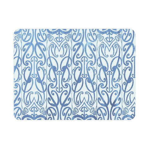 Light Blue Koru Toddler Blanket