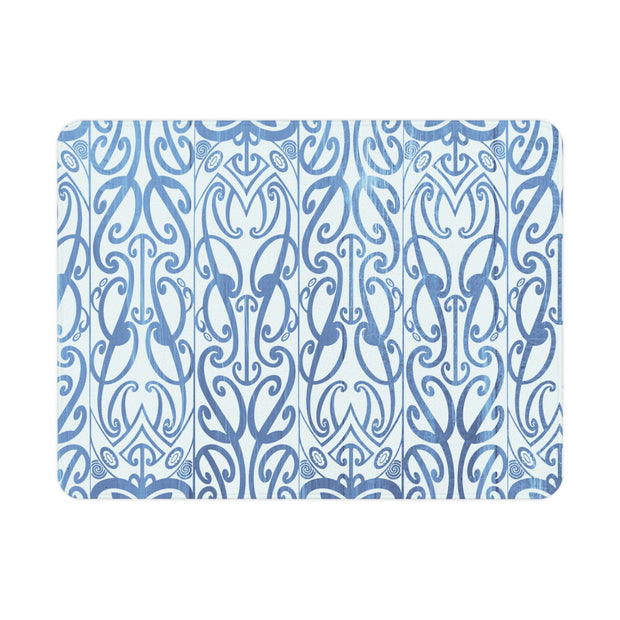 Light Blue Koru Toddler Blanket