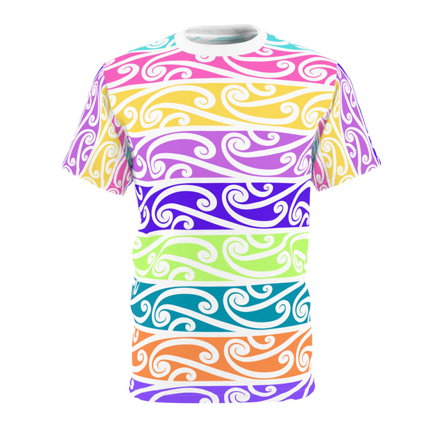 Colorful Koru Unisex Cut & Sew Tee (AOP)