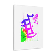 Canvas Gallery Wraps Pink and Blue Ladders Art