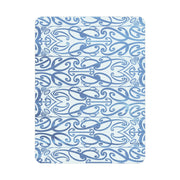 Light Blue Koru Toddler Blanket