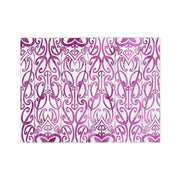 Purple Koru Velveteen Microfiber Blanket