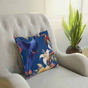 Pheasant A Blue Cushion