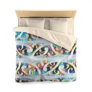 Microfiber Duvet Cover Ethnic Color Koru