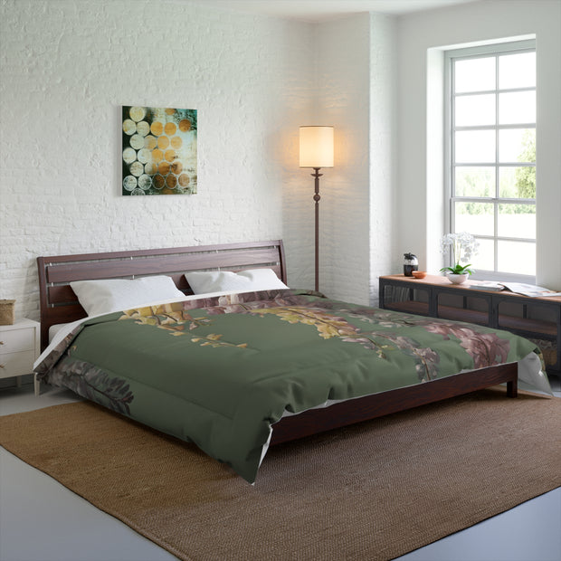 Antique Hazel Wisteria Comforter