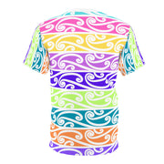 Colorful Koru Unisex Cut & Sew Tee (AOP)