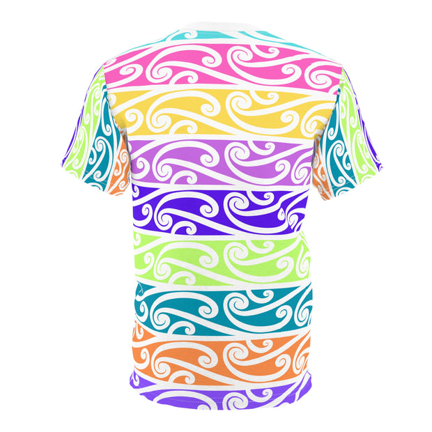 Colorful Koru Unisex Cut & Sew Tee (AOP)