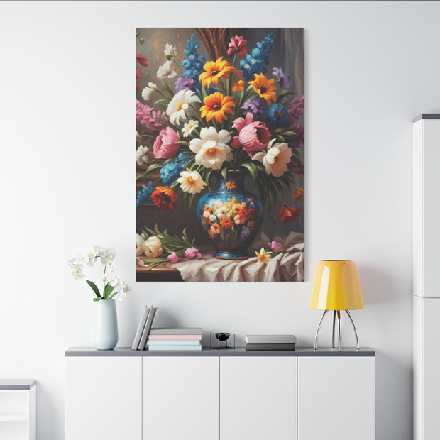 Beautiful Vintage Flowers Classic Canvas