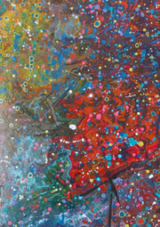 Galaxy Acrylic H31" X W 23.5"