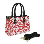 Red White Koru's Hand Bag